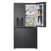 LG InstaView GMG960EVJE lodówka side-by-side Wolnostojąca 638 L Czarny