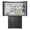 LG InstaView GMG960EVJE lodówka side-by-side Wolnostojąca 638 L Czarny