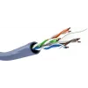 Kabel sieciowy GOOBAY 96096 Cat6a U/UTP na szpuli, 100 m, niebieski