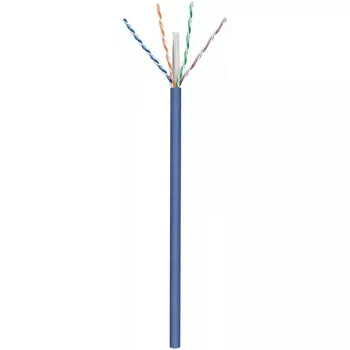 Kabel sieciowy GOOBAY 96096 Cat6a U/UTP na szpuli, 100 m, niebieski