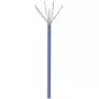 Kabel sieciowy GOOBAY 96096 Cat6a U/UTP na szpuli, 100 m, niebieski
