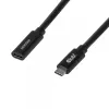 Przedłużacz USB-C 40Gbps 1 m — club 3d, USB C na USB C, czarny