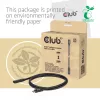 Przedłużacz USB-C 40Gbps 1 m — club 3d, USB C na USB C, czarny