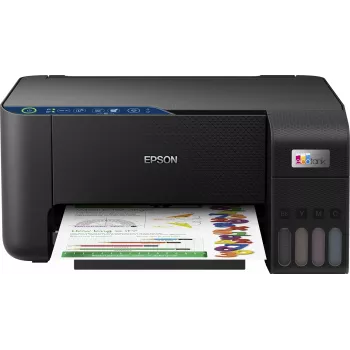 Wielofunkcyjna drukarka atramentowa Epson EcoTank ET-2861 — A4, 5760×1440 DPI, 33 str./min, Wi‑Fi, czarna