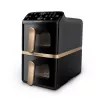 Philips 4000 series Dual Stack Airfryer Vertical Basket 10L Wolnostojąca 2750 W Frytkownica powietrzna Czarna