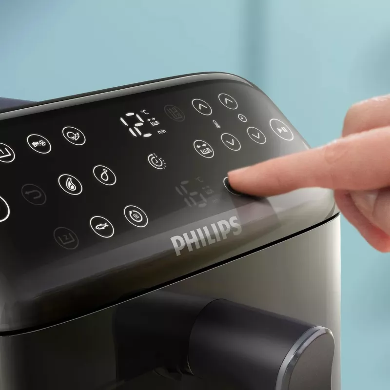 Philips 4000 series Dual Stack Airfryer Vertical Basket 10L Wolnostojąca 2750 W Frytkownica powietrzna Czarna
