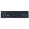 Shuttle XPC cienki Barebone DL40N, Intel N150, 1x DDR5, 2x LAN (2x 2.5Gbit), 2xCOM,1xHDMI,1xDP, 1x VGA, bezwentylatorowy, praca ciągła 24/7