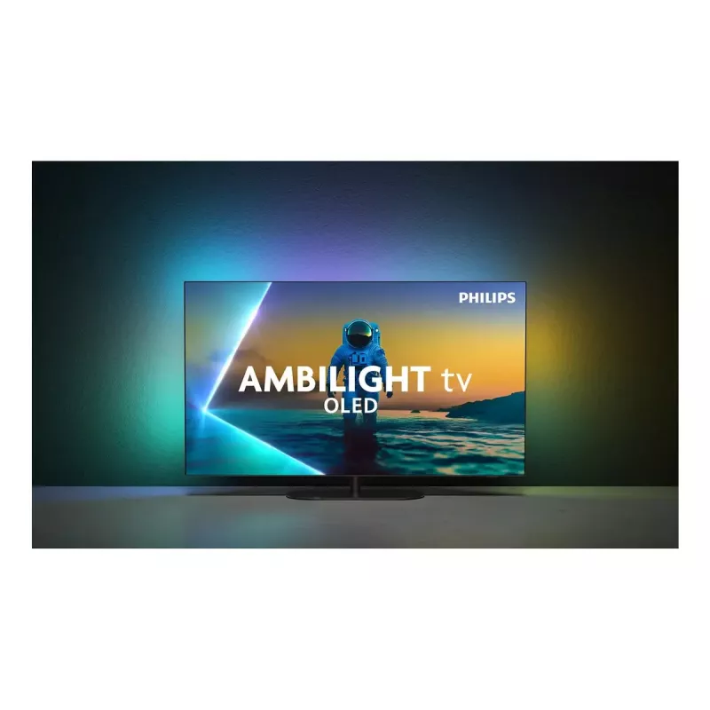 Philips Ambilight 55OLED810/12 TV 139,7 cm (55 cali) 4K Ultra HD Smart TV Wi-Fi Szary