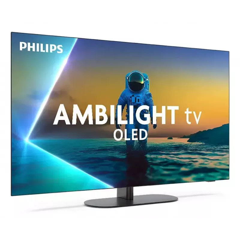 Philips Ambilight 55OLED810/12 TV 139,7 cm (55 cali) 4K Ultra HD Smart TV Wi-Fi Szary