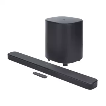 Soundbar JBL Bar 500MK2 czarny — 5.1 kanałów, 750 W, Dolby Atmos, bezprzewodowy i przewodowy, subwoofer w zestawie