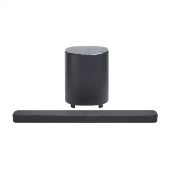 Soundbar JBL Bar 500MK2 czarny — 5.1 kanałów, 750 W, Dolby Atmos, bezprzewodowy i przewodowy, subwoofer w zestawie