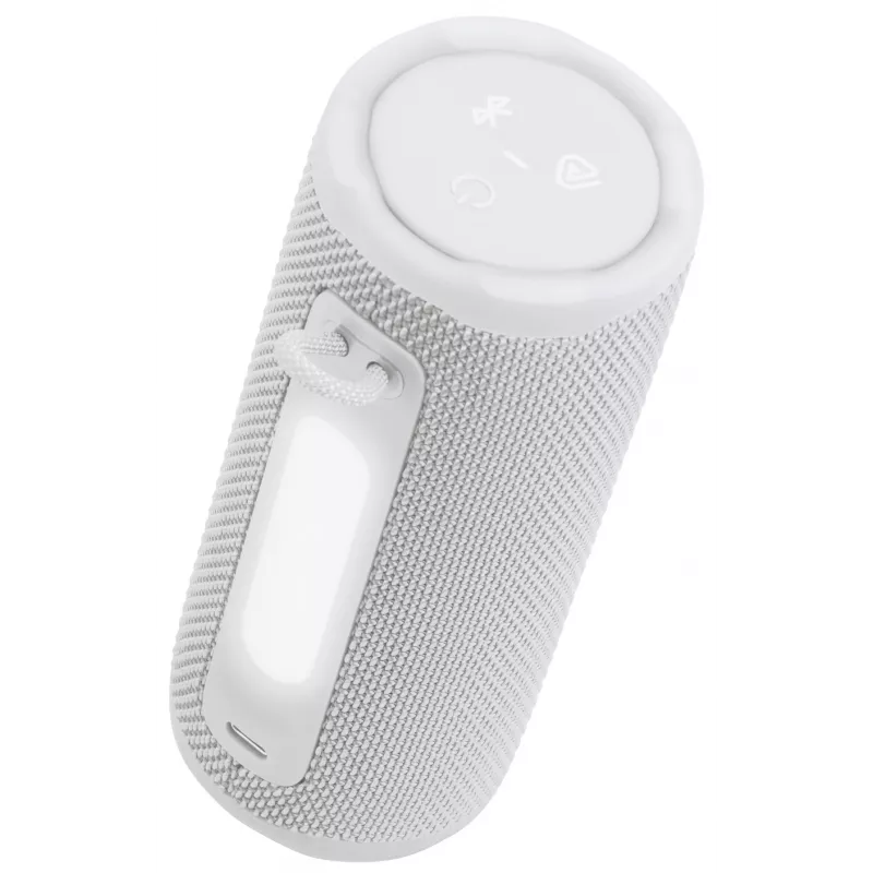 Mono głośnik przenośny JBL Grip Mono biały — 16 W RMS, Bluetooth, USB-C, wbudowana bateria