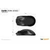 be quiet Dark Perk | Ergo mysz Gaming Praworęczna RF Wireless + USB Type-C Optyczny 32000 DPI