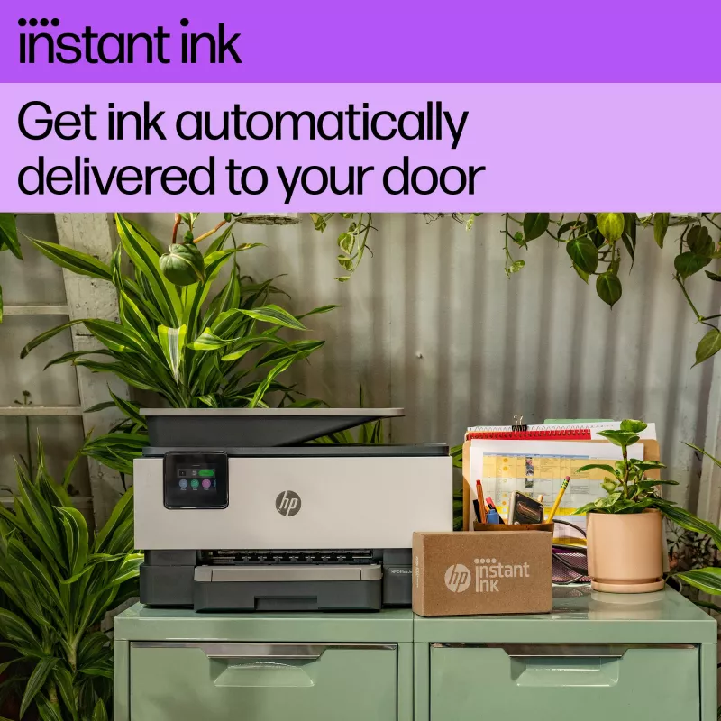 HP OfficeJet Pro 9122e Bezprzewodowa kolorowa drukarka wielofunkcyjna, Instant Ink; Druk dwustronny