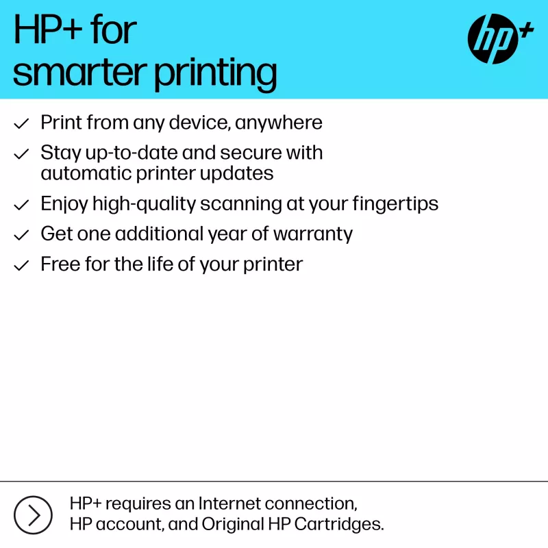 HP OfficeJet Pro 9122e Bezprzewodowa kolorowa drukarka wielofunkcyjna, Instant Ink; Druk dwustronny