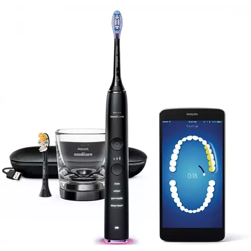 Philips Sonicare DiamondClean Smart DiamondClean Smart HX9917/89 Sonik elektryczna szczoteczka do zębów + 2 akcesoria i aplikacja