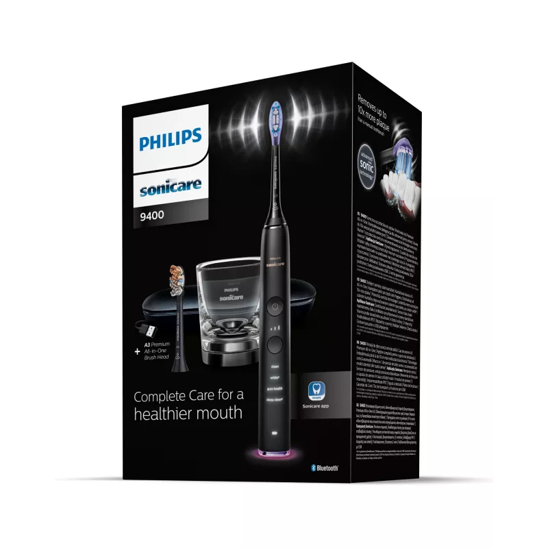 Philips Sonicare DiamondClean Smart DiamondClean Smart HX9917/89 Sonik elektryczna szczoteczka do zębów + 2 akcesoria i aplikacja