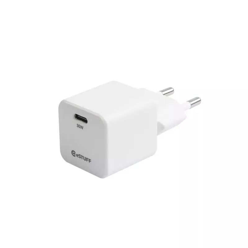 eSTUFF ES637027-BULK ładowarka do urządzeń mobilnych Smartfon Biała AC Szybkie ładowanie Wewnętrzna
