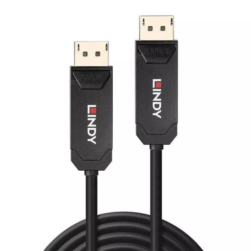 Lindy 38522 Kabel DisplayPort 20 m Czarny