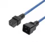 Kabel zasilający MicroConnect MC-C19C20LOCK-1.5M-B — C19 do C20 z blokadą, 1,5 m