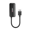Konwerter Lindy HDMI 8K60 na DisplayPort 1.4, 0,157 m, HDMI Type A (Standard), DisplayPort, Męski, Żeński, Prosty