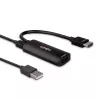 Konwerter Lindy HDMI 8K60 na DisplayPort 1.4, 0,157 m, HDMI Type A (Standard), DisplayPort, Męski, Żeński, Prosty