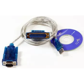 Microconnect USBADB25 kabel szeregowy Przezroczysty 1,8 m USB DB9
