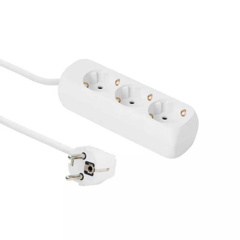 Microconnect GRU0035W gniazdo sieciowe 3 x Typ F Białe