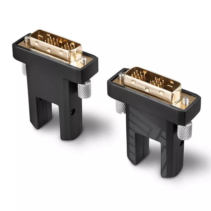 Lindy 40m Fibre Optic Hybrid Micro-HDMI 18G kabel with Detachable HDMI and DVI Connectors