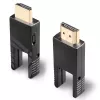 Lindy 40m Fibre Optic Hybrid Micro-HDMI 18G kabel with Detachable HDMI and DVI Connectors