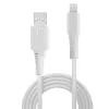 Lindy 3m USB do Lightning Kabel, biały, 3 m, USB A, męski, męski, biały, prosty