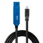 Lindy 5m USB 3.2 Gen 1 C/A Active Extension Pro, 5 m, USB C, USB A, USB 3.2 Gen 1 (3.1 Gen 1), Czarny