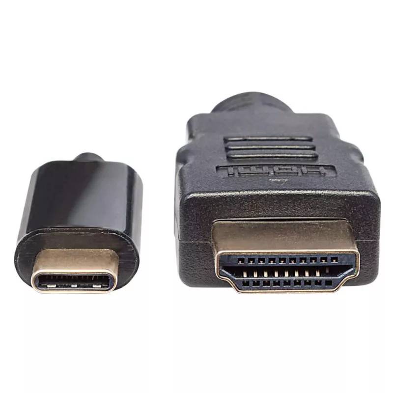 Kabel Manhattan USB-C do HDMI, 4K@30Hz, 2m, czarny, męski na męski, trzyletnia gwarancja