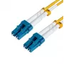 Światłowodowy kabel krosowy MicroConnect FIB441006 OS2 6 m LC–LC Żółty