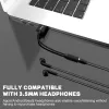 Equip 147945 kabel audio 0,15 m 3,5 mm USB Typ-A czarny