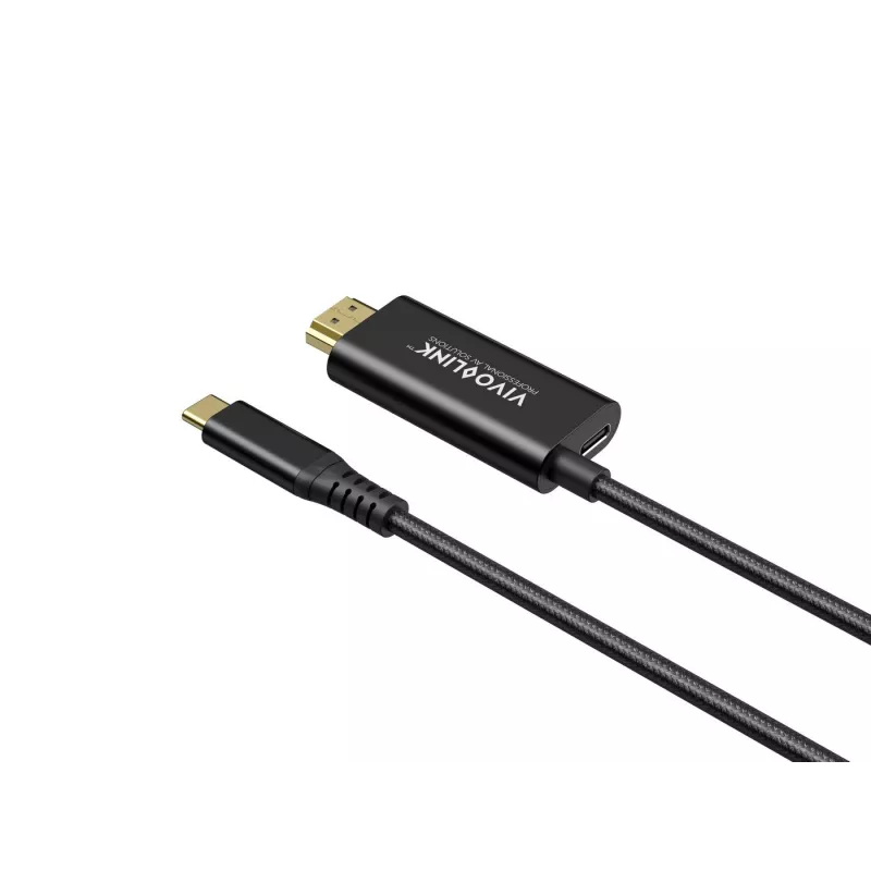 Kabel VivoLink USB-C na HDMI z zasilaniem 100 W, model PROUSBCHDMIMM2-CHARGE