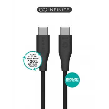 eSTUFF ES604280 kabel USB 2.0 2 m USB C Czarny