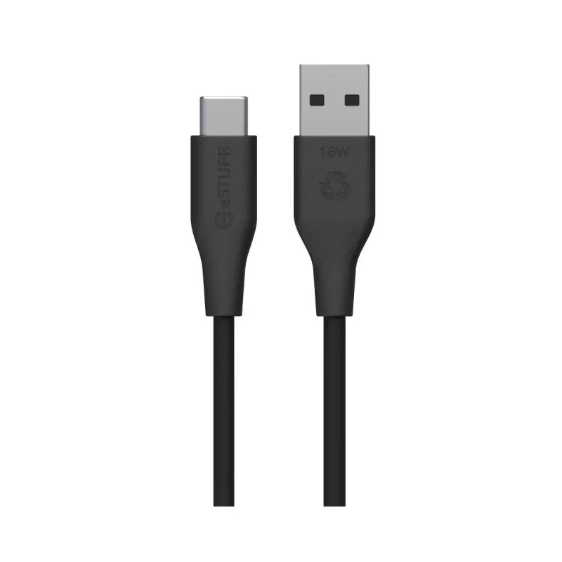 eSTUFF ES605180 kabel USB 2.0 1 m USB C USB A Czarny