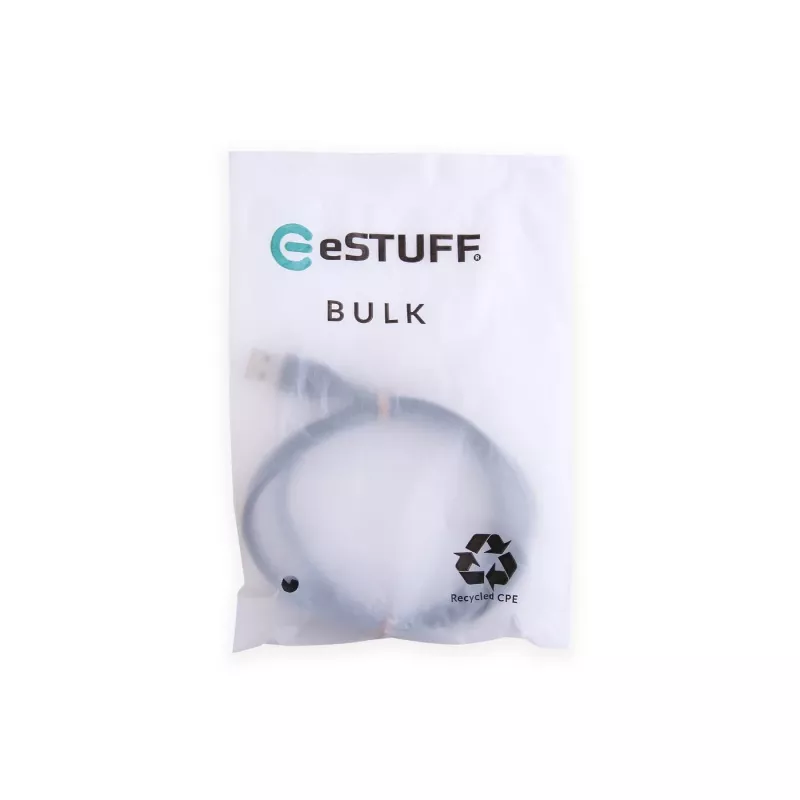 Kabel USB eSTUFF ES605180-BULK USB 2.0 1 m USB C USB A Czarny