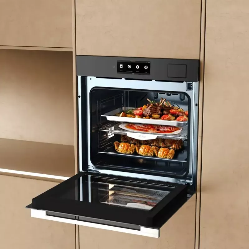 Piekarnik do zabudowy Dreame OZ60 Pro Combi — 81 L, 60 cm, czarny, Klasa energetyczna A++