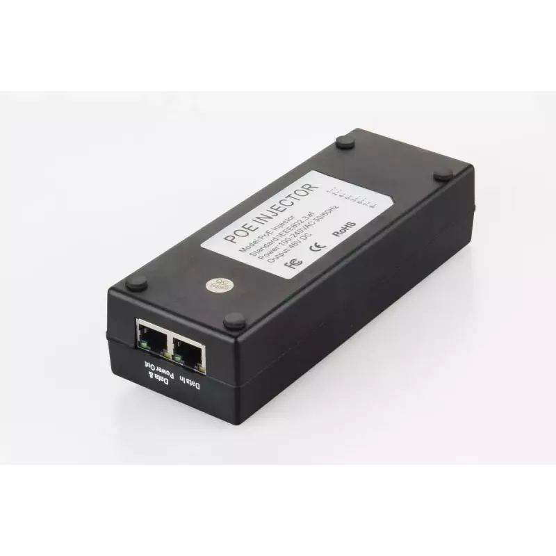 Microconnect POEINJ-15W-UK adapter PoE 10 Gigabit Ethernet 48 V