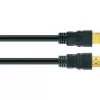 Kabel HDMI SCHWAIGER HDM100 013 — 10 m, HDMI typ A męski–męski, pozłacane styki, czarny