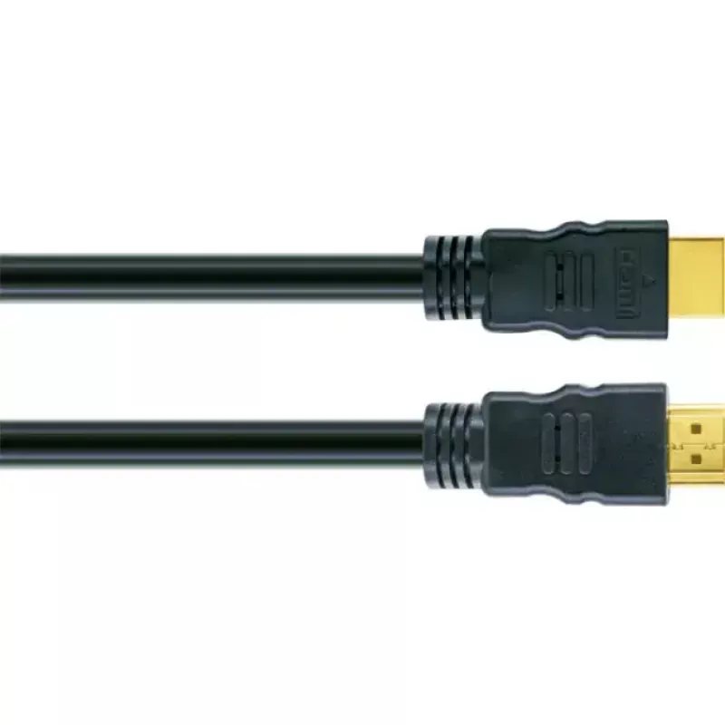 Kabel HDMI SCHWAIGER HDM100 013 — 10 m, HDMI typ A męski–męski, pozłacane styki, czarny