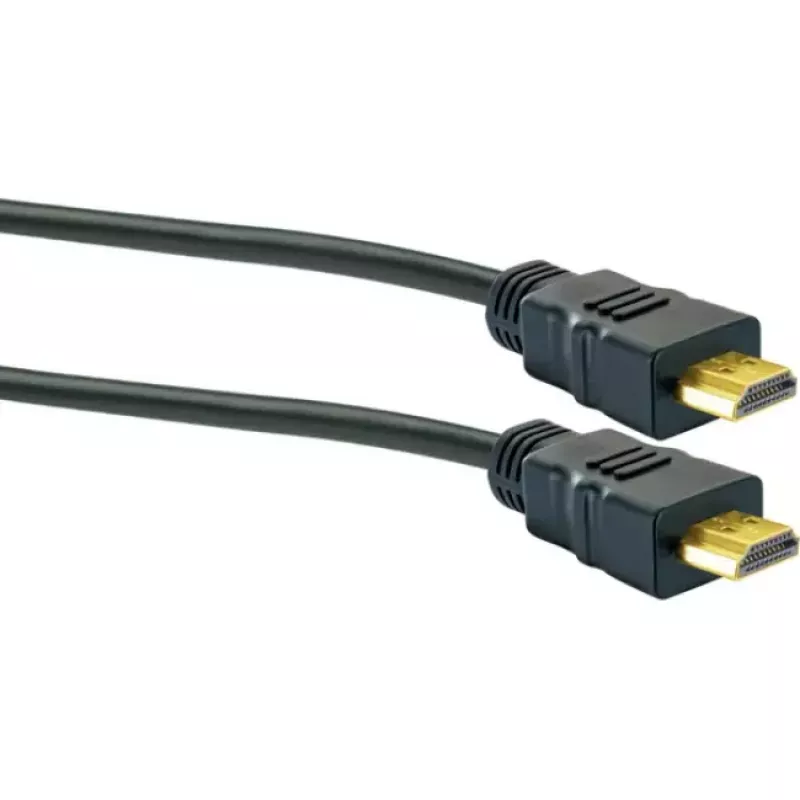 Kabel HDMI SCHWAIGER HDM100 013 — 10 m, HDMI typ A męski–męski, pozłacane styki, czarny
