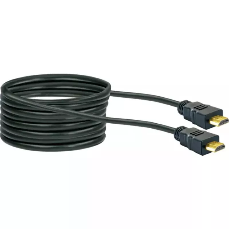 Kabel HDMI SCHWAIGER HDM100 013 — 10 m, HDMI typ A męski–męski, pozłacane styki, czarny