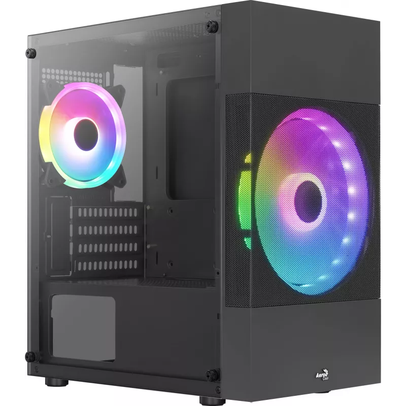 Obudowa PC Aerocool Atomic Lite Mini Tower Czarna