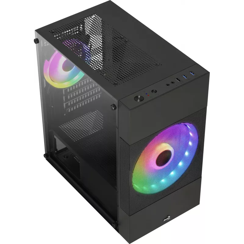 Obudowa PC Aerocool Atomic Lite Mini Tower Czarna