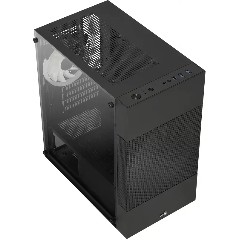 Obudowa PC Aerocool Atomic Lite Mini Tower Czarna