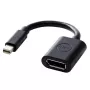 DELL 470-13627 adapter kabla wideo 0,203 m 20-pin DisplayPort FM Apple mini-DisplayPort M Czarny