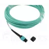 Kabel światłowodowy BlueOptics 9380014-10M MPO do 4x LC, 10 m, OM3, aqua